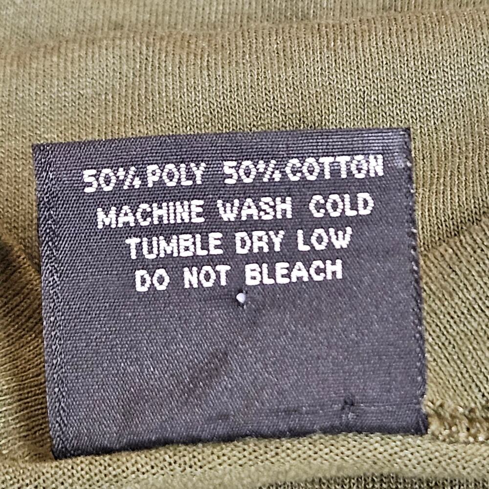 Green Rothco Semi Truck American Flag‎ Graphic Print T-Shirt Made In USA Size L - Picture 5 of 5